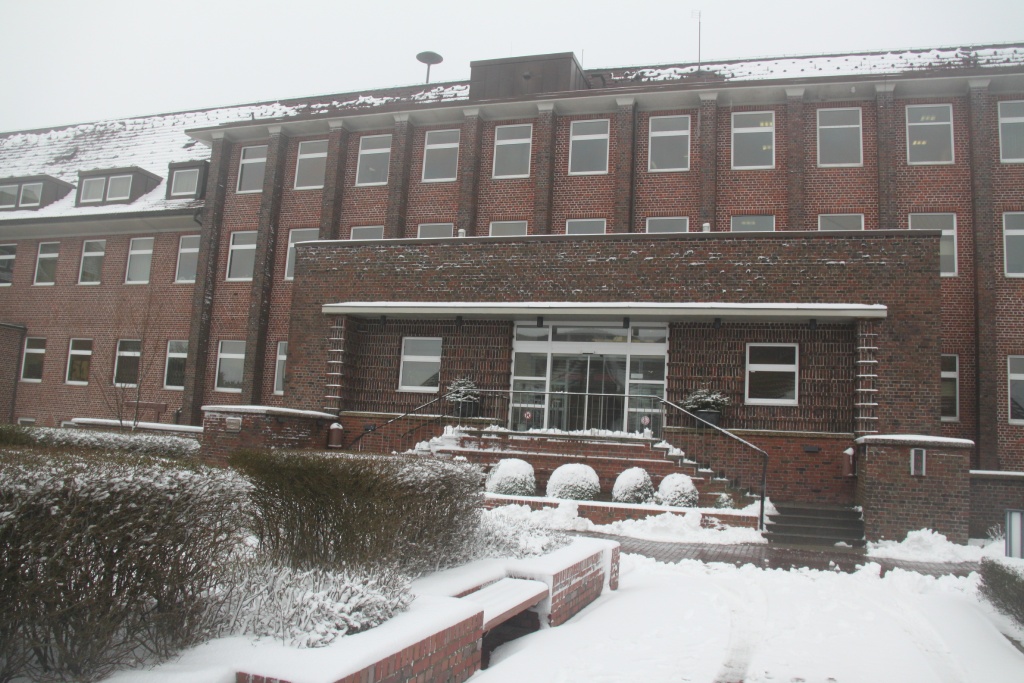 27.01.2012: Utersum, Reha Klinik im Schnee