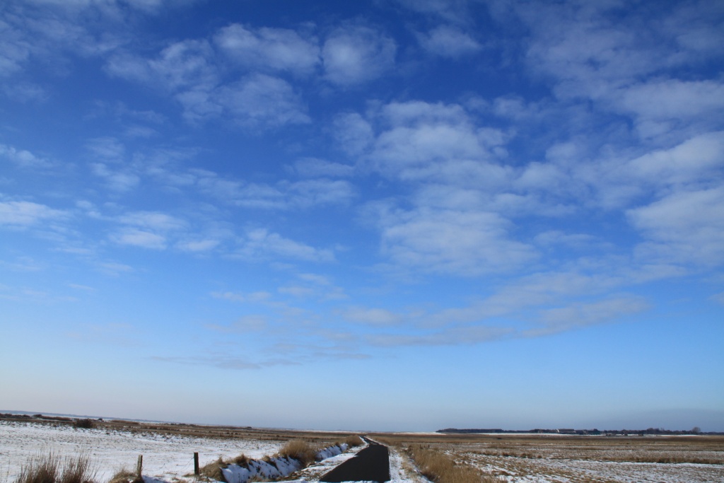 10.02.2012: Witsum, der Himmel über der Godelniederung